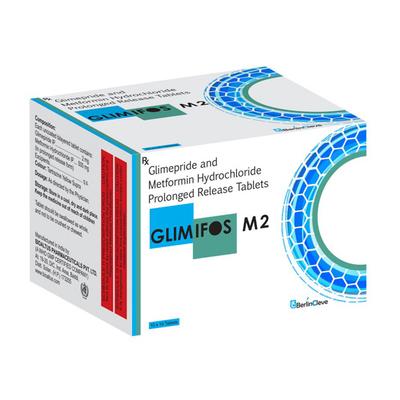 GLIMIFOS M 2mg Tablet 10's - Diabetes-Ant