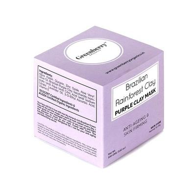 Greenberry Organics Brazilian Rainforest Purple Clay Mask 100 gm - Masks & Peels