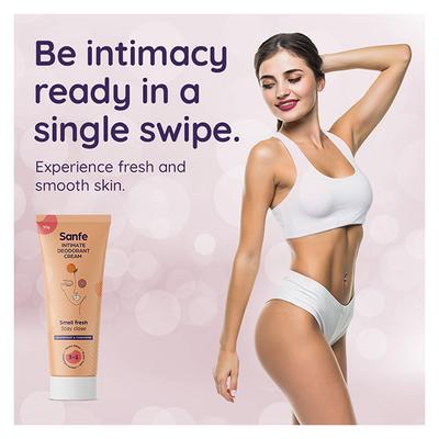 Sanfe Intimate Deodorant Cream - Grapefruit & Tangerine 50 gm - Intimate Care