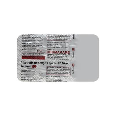 Isofeel 30 Capsule 10's - Acne-Acn