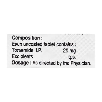 SAFROTOR 20 Tablet 10's - Hypertension-Diu