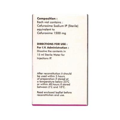 PULMOCEF 1500 Injection 1's - Bacterial Infections-Cep