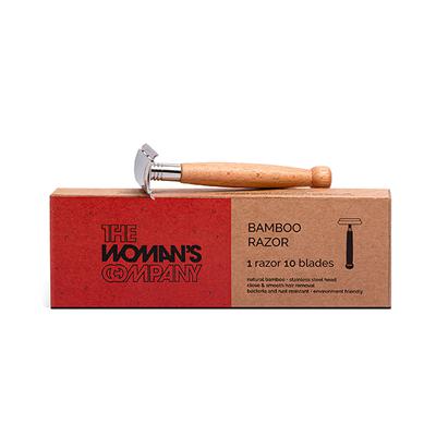 The Woman's Company Bamboo Razor - 1 Razor 10 Blades - Shaving & Hair Removal