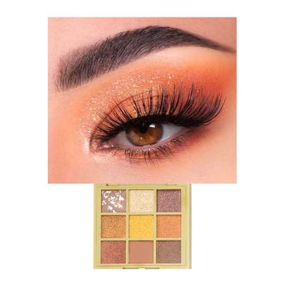 Miss Rose 9 Color Matte & Glitter Eyeshadow Palette 7001 - 123N 03 7.5 gm - Face Palettes