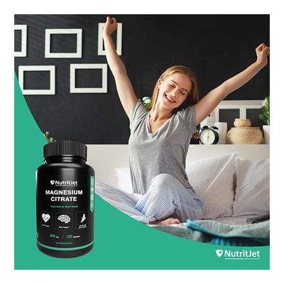 NutritJet Magnesium Citrate 400 mg Capsule 120's - Multi-Vitamins
