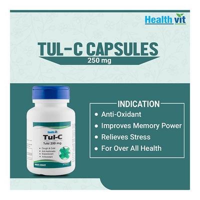 HealthVit Tul-C 250 mg Capsule 60's - Vitamin C