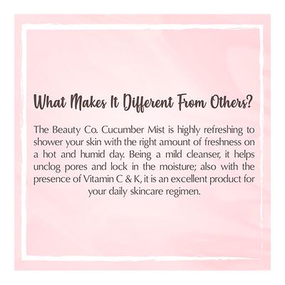 The Beauty Co. Facial Mist - Cucumber 100 ml - Face Mists