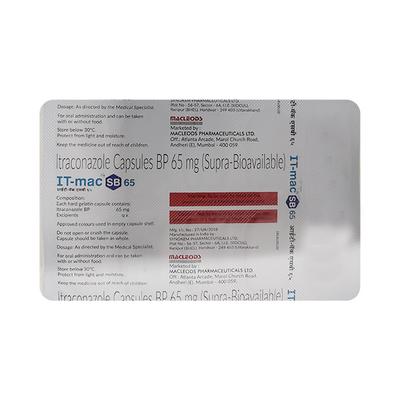 IT MAC SB 65 Capsule 10's - Fungal Infections-Anf