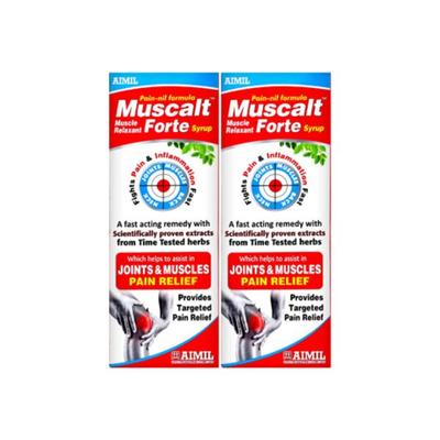 Muscalt Aimil Muscalt Forte Syrup (Pack of 2 x 200 ml) Online at Discounted ...