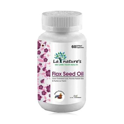 La nature's Flax Seed Oil 1000 mg Softgel capsules 60's - Speciality Medicines