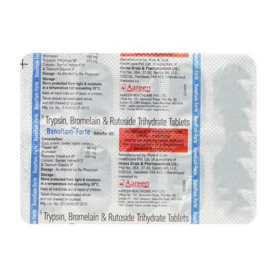 BANOFLAM FORTE Tablet 10's - Pain relief-Ant