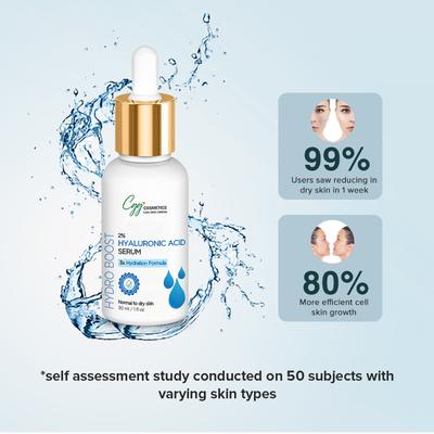 CGG Cosmetics 2% Hyaluronic Acid Serum for Intense Hydration 30 ml - Face Serum