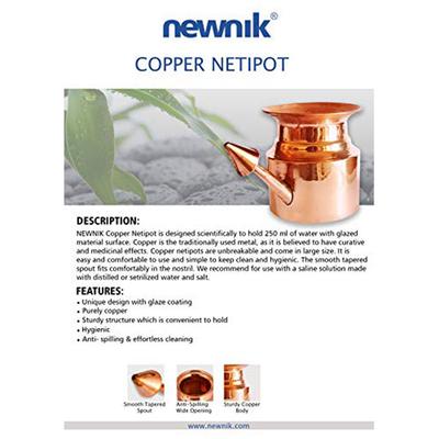 Newnik Neti Pot Copper (250ml) - Others