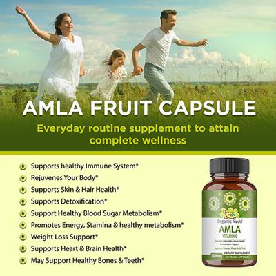 Organic Veda Amla Vitamin C 2000 mg Veg Capsule 120's - Pure Herbs