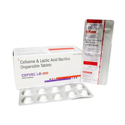 CEFVEL LB 200 Tablet 10's - Bacterial Infections-Cep