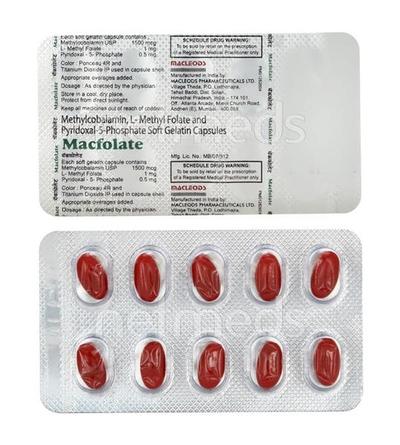 Macfolate Softgel 10'S - Supplements-Vbc