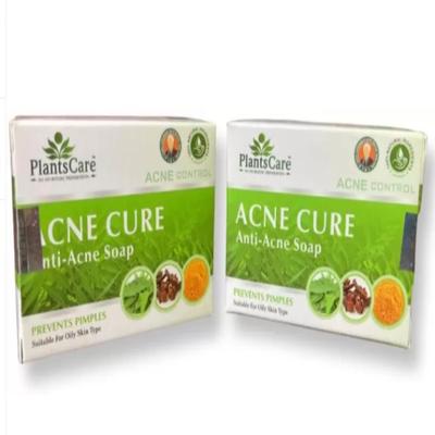 Plants Care Acne Cure Anti-Acne Soap 75 gm (Buy 1 Get 1 Free) - Soaps