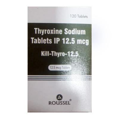 KILL THYRO 12.5 Tablet 120's - Hypothyroidism