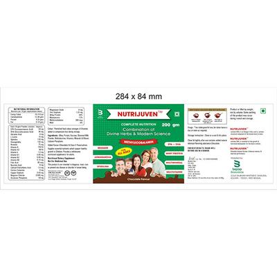 Nutrijuven Complete Nutrition Powder - Chocolate (Pack of 5 x 200 gm) - Protein Supplements