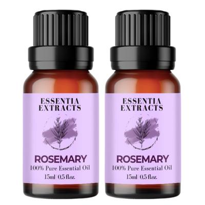 Essentia Extracts Pure Steam Distilled Essential Oil - Rosemary (Pack of 2 x 15 ml) 1's - Essential Oils