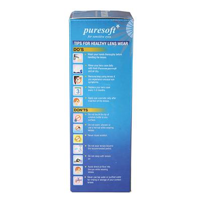 Purecon Puresoft Soft Contact Lens Solution for Sensitive Eyes 380 ml - Eyecare Lenses