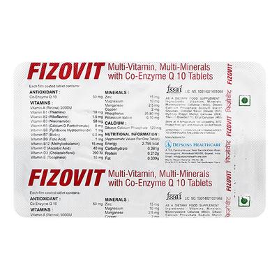 FIZOVIT Tablet 10's - Supplements-Vam