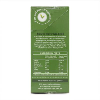 GTEE Green Tea Bags - Value Pack 20's - Teas