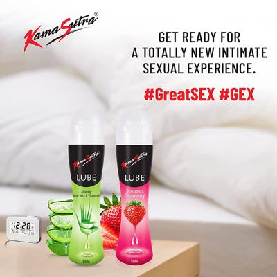 Kamasutra Lube Alluring - Aloe Vera & Vitamin E 50 ml - Flavoured Lubes