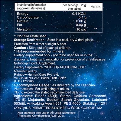 CF Mela-Rest Melatonin 10 mg Veg Tablets 30's - Mental Health