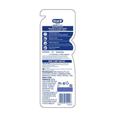 Oral-B CrissCross Bacteria Blast Toothbrush - Soft (Pack Of 3) 3's - Toothbrushes