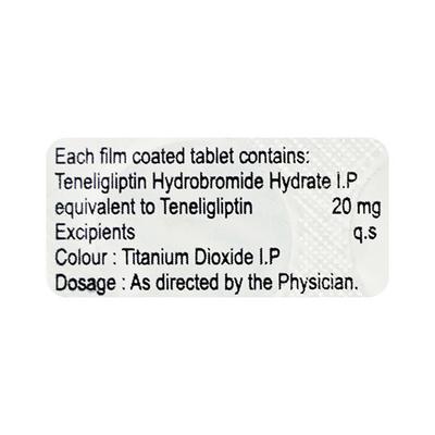 TENECARE 20mg Tablet 10's - Diabetes-Ant