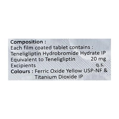 EZYGLIP 20mg Tablet 10's - Diabetes-Ant