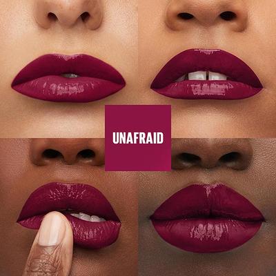 Maybelline New York Super Stay Vinyl Ink Liquid Lipstick, Instant Shine Color, Unafraid 4.2 ml - Liquid Lipsticks