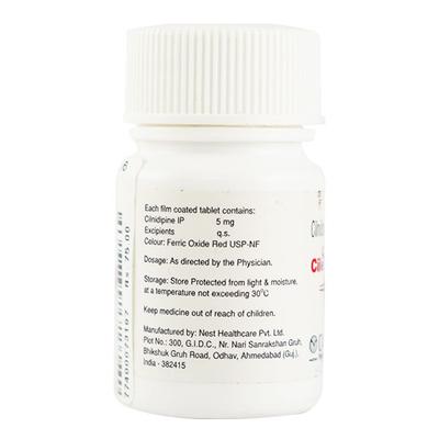 CILEDGE 5 Tablet 30's - Hypertension-Cal