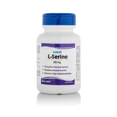 HealthVit L-Serine 500 mg Capsules 60's - Amino Acids