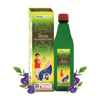 Herbal Canada Pure Brihmi Shankhpushpi Juice 500 ml - Ayurvedic Juices