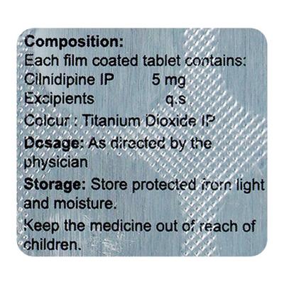 CINALOC 5mg Tablet 10's - Hypertension-Cal