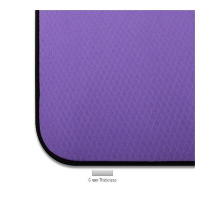 MuscleXP EVA Yoga Mat with Carrying Strap - Purple 1's - Workout Essentials