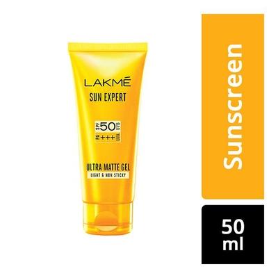 Lakme Sun Expert SPF 50 PA+++ Ultra Matte Gel 50 gm - Face Sunscreen