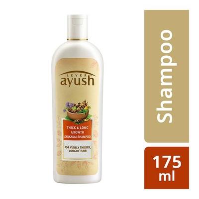 Lever Ayush Thick & Long Growth Shikakai Shampoo 175 ml - Shampoos