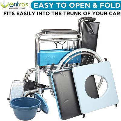 Entros 2 in 1 Commode Wheelchair (SC8005A) - Walker & Walking Stick