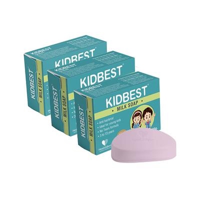 HealthBest Kidbest Milk Soap (Pack of 3 x 75 gm) - Baby Skin Care