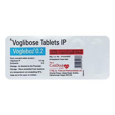 VOGLEBOZ 0.3mg Tablet 10's - Diabetes-Ant