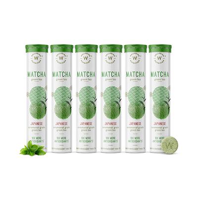Wellbeing Nutrition Matcha Green Tea Effervescent Tablet (Pack of 6 x 20's) - General Health