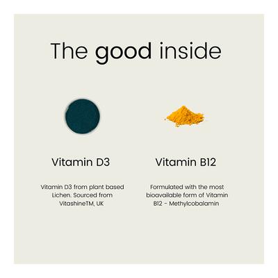 Terravita Daily D3 + B12 Veg Tablet 28's - Multi-Vitamins