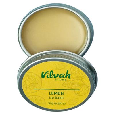 Vilvah Lip Balm - Lemon 15 gm - Lip Balms