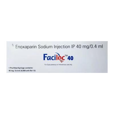 Faciloc 40mg Injection 0.4ml - Blood Clot-Ant