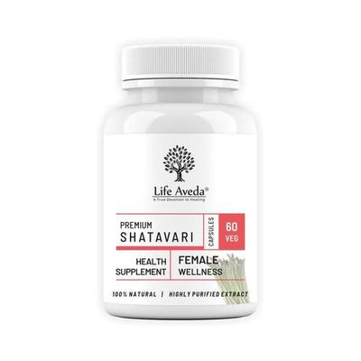 Life Aveda Premium Shatavari Veg Capsule 60's - Sexual Healthcare