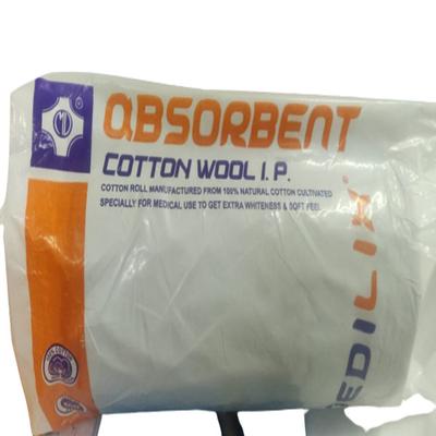 Medilix Absorbent Cotton Wool I.P. 400 gm - Bandages & Dressings