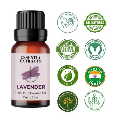 Essentia Extracts Pure Essential Oil - Lavender 15 ml - Essential Oils